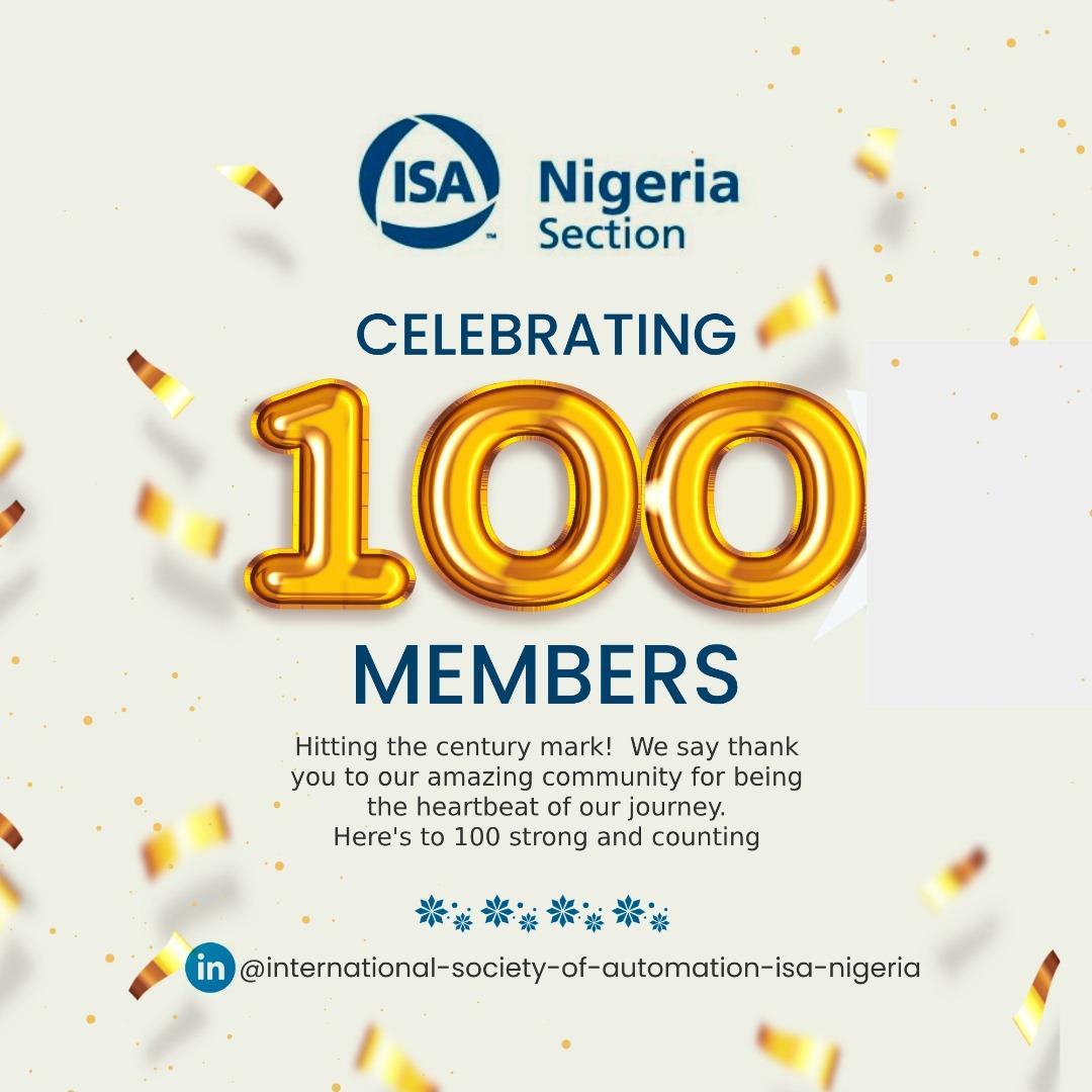 ISA Nigeria Celebrates Reaching 100 Members!